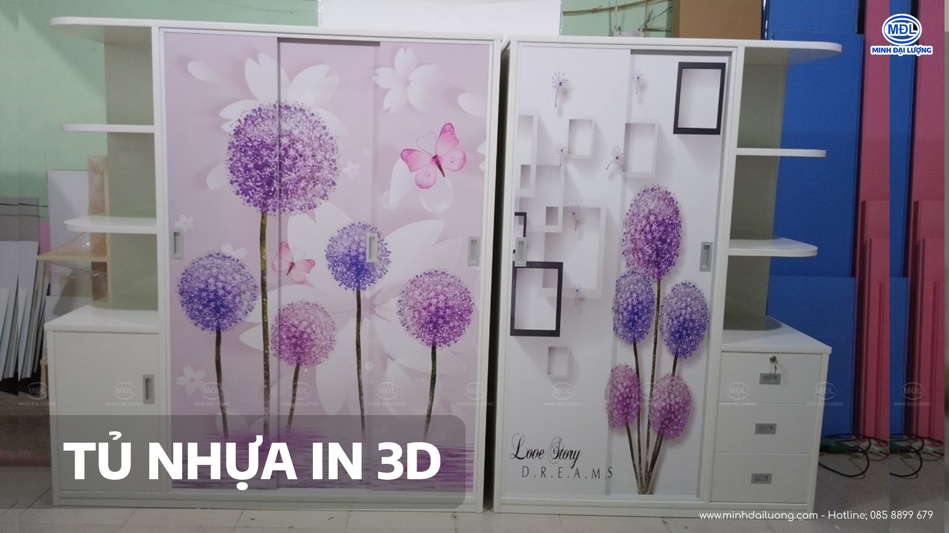 Tủ nhựa Đài Loan in 3D - minhdailuong.com