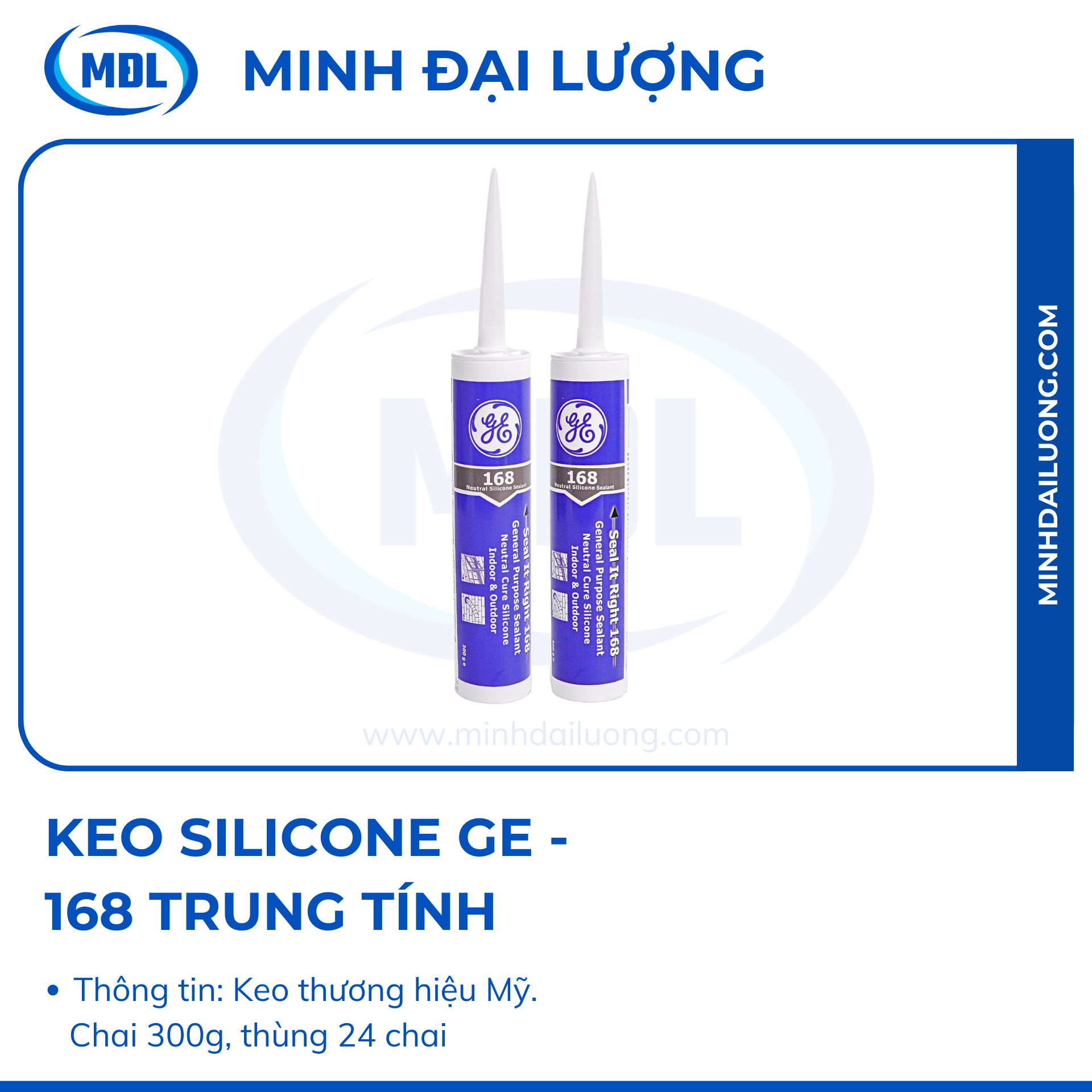Keo silicone GE 168 trung tính