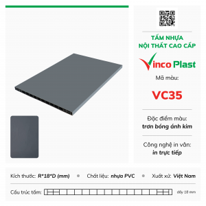 Tấm nhựa nội thất cao cấp Vincoplast màu vc35
