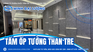 Banner tấm ốp tường than tre Minh Đại Lượng