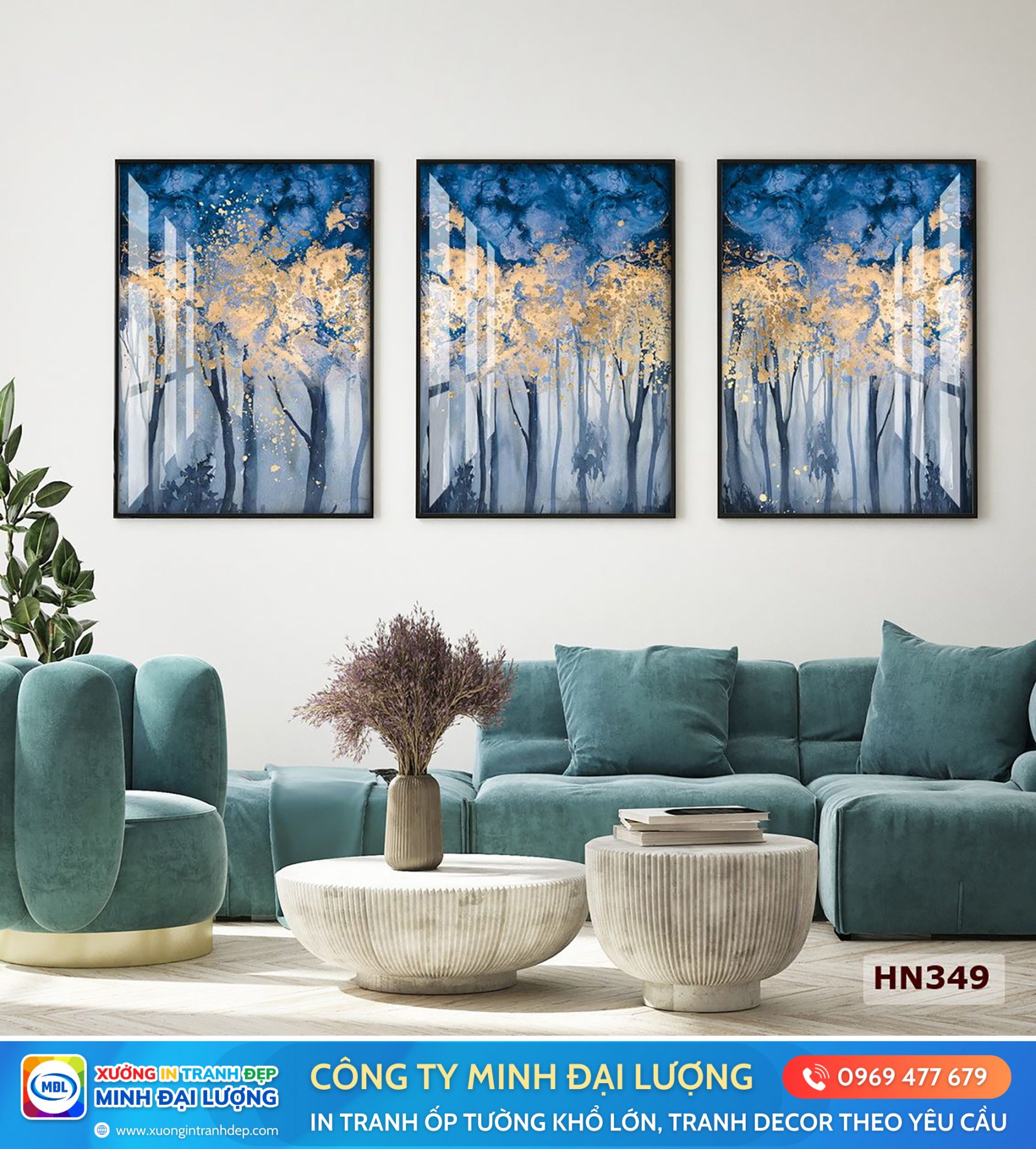 Tranh decor trừu tượng (1)
