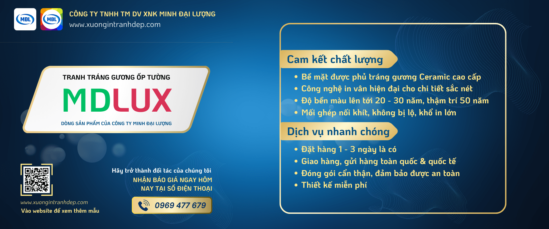 Tranh tráng gương ốp tường MDLUX - Công ty Minh Đại Lượng (1)-min