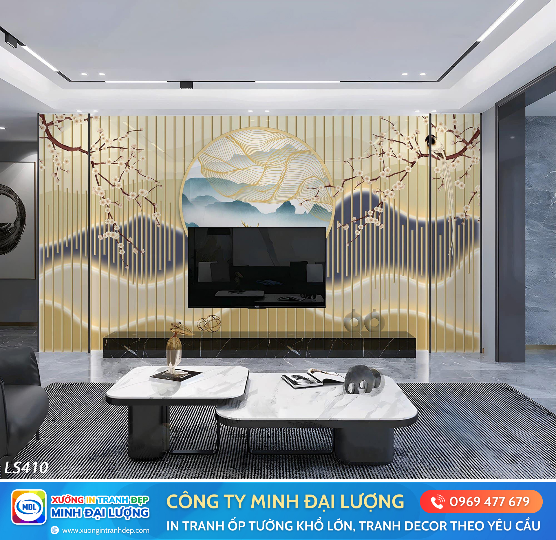 Tranh Tráng Gương 3D