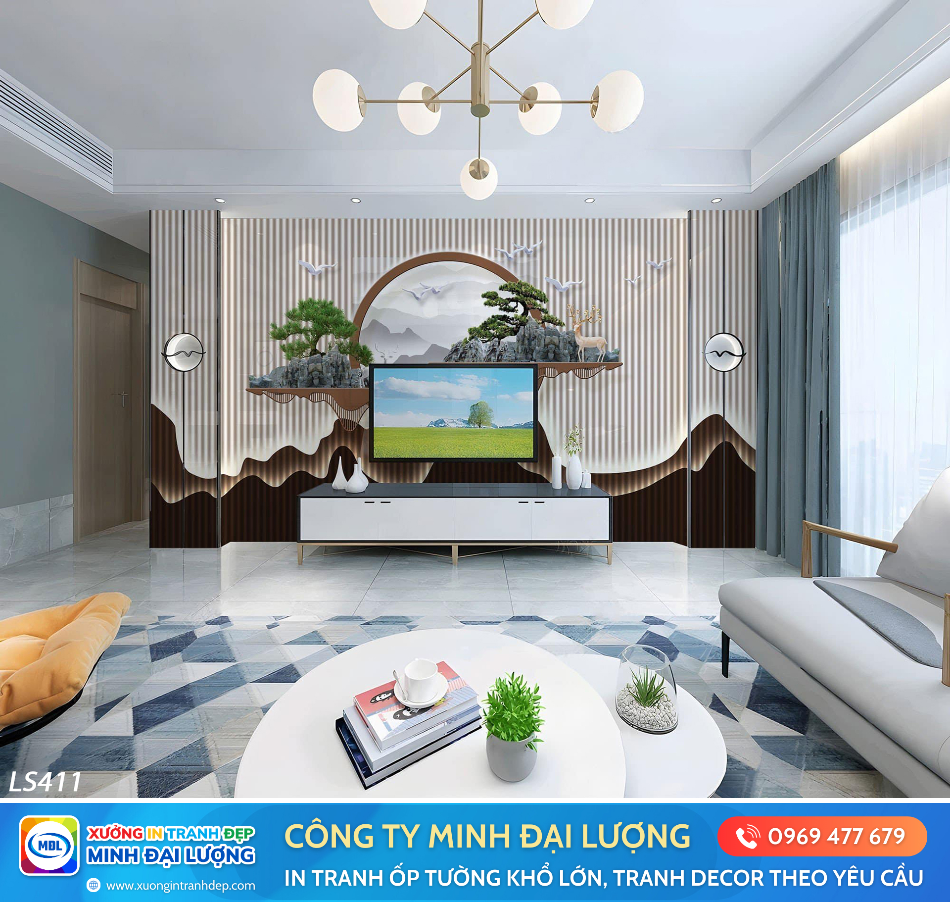 Tranh Tráng Gương: Đầu Tư Nhỏ, Hiệu Quả Lớn Cho Nội Thất Tranh Tráng Gương Treo Tường