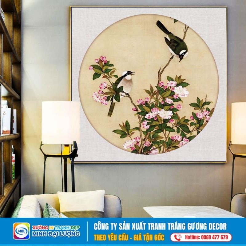 Tranh Tráng Gương Khổ Lớn
