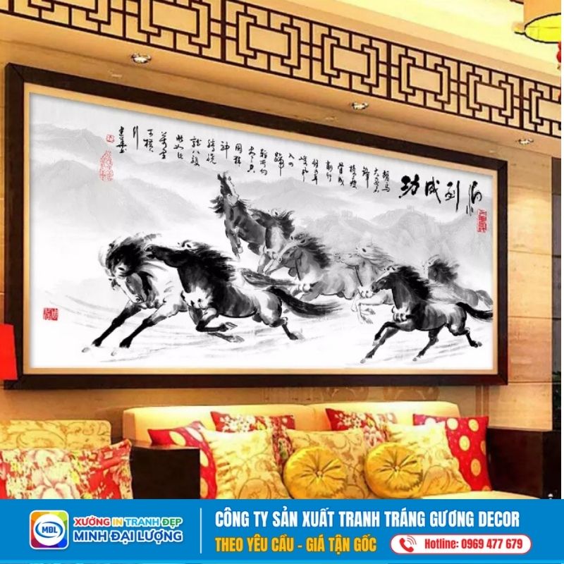 Tranh Tráng Gương Treo Tường