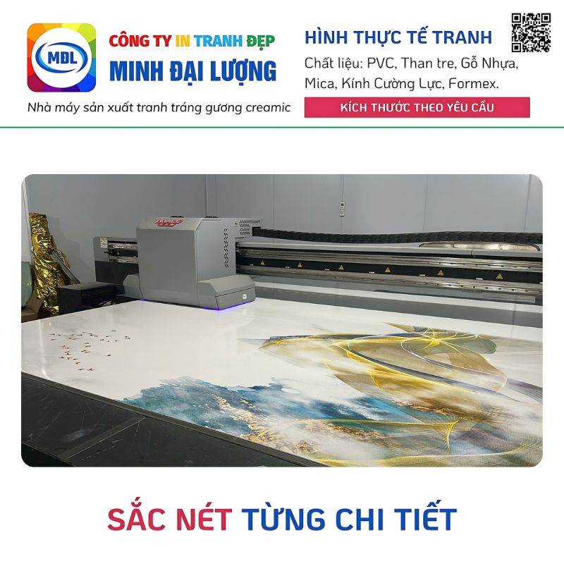 Tranh Ốp Tường Giá Rẻ Tại HCM – Xưởng In Tranh Theo Yêu Cầu Tranh Ốp Tường Đẹp