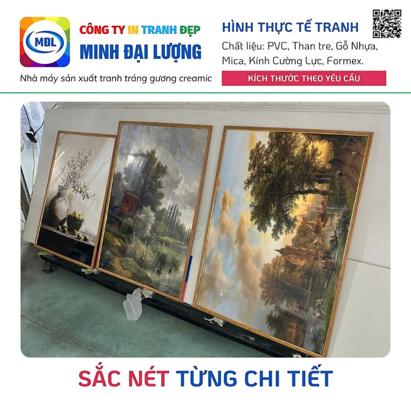 Tranh Treo Tường Giá Rẻ, Giá Sỉ Tại HCM - Nhận In Tranh Theo Yêu Cầu Tranh Treo Tường Đẹp